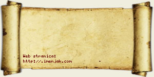 Emilija Aćimović vizit kartica